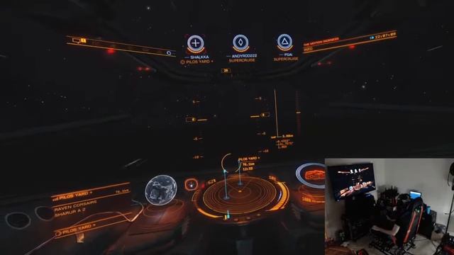 LockDown LAN #191 - Elite Dangerous - Motion Platform + VR + Wings смотреть онлайн