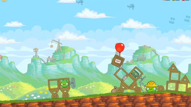 Angry birds 3.3.0 | Egg Defender Level 1-2 With no Bird power смотреть онлайн