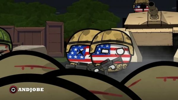 Zombies in America. Episode 11 ( countryballs )