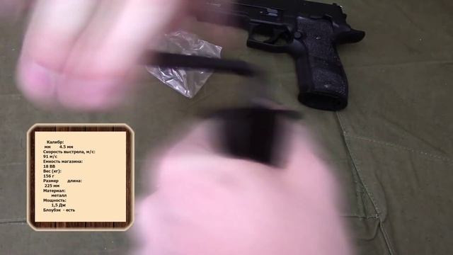 Пневматический пистолет Swiss Arms SIG X-FIVE смотреть онлайн