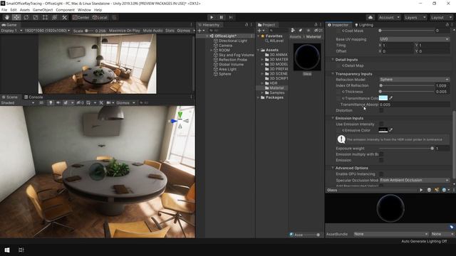 Realistic Glass Material in Unity HDRP смотреть онлайн