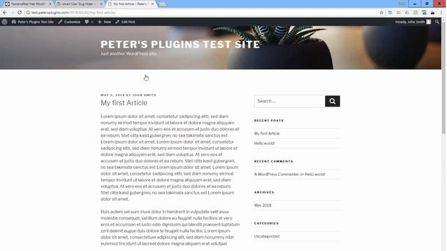 How to easily close a HUGE WordPress Security Gap using the free Plugin smart User Slug Hider смотреть онлайн