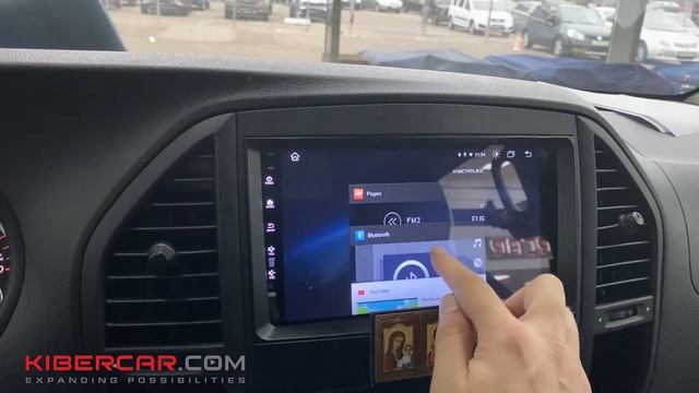 Mercedes Benz Vito | Установка электропривода багажника | Потолочный монитор | Головное устройство смотреть онлайн