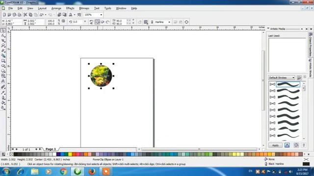 How to place a picture in a shape in Coreldraw (Powerclip) смотреть онлайн