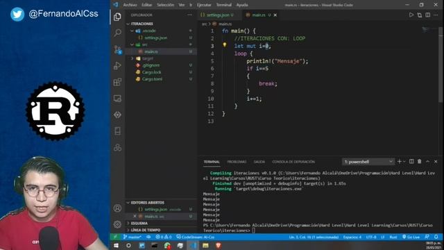 Programación en Rust | ¿Qué es un Loop? смотреть онлайн