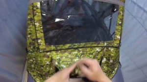 Тент трансформер для лодок ПВХ - установка