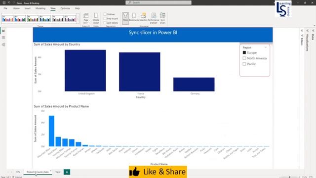 Sync Slicer in Power BI | How to Link Slicers on Different Pages in Power BI?| смотреть онлайн