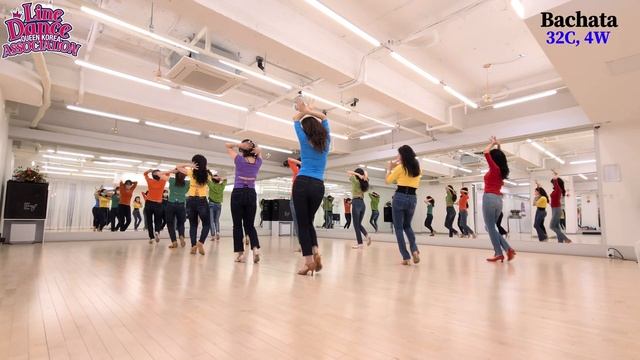 Bachata l Kay One l Beginner Line Dance l 바차타 라인댄스 l Linedance l 라인댄스퀸 смотреть онлайн