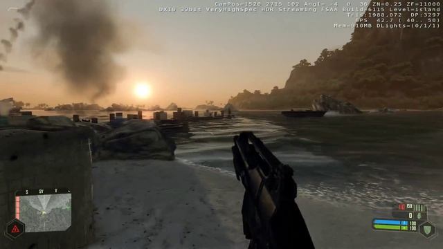 Crysis Gameplay Core i7 3770 3,4GHz GTX 680 1080p смотреть онлайн