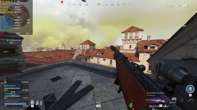 RTX 3080 ti (12GB+400w) + i9-12900k | Warzone | 4K 60FPS смотреть онлайн