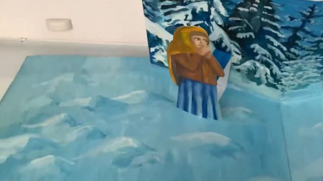 Объемная иллюстрация к детской книге «Двенадцать месяцев» смотреть онлайн