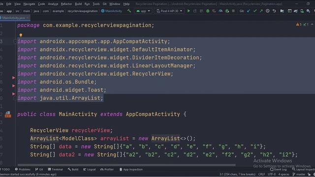 ANDROID - RECYCLERVIEW PAGINATION || ENDLESS RECYCLERVIEW || TUTORIAL IN JAVA смотреть онлайн
