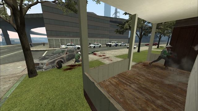 Grove Street VS Police Officers | GMOD NPC BATTLE | Remade смотреть онлайн