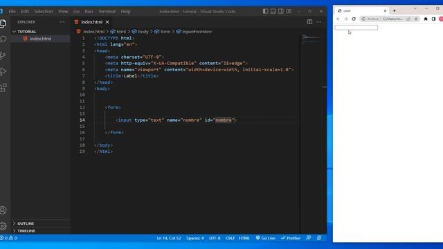 PARA que SIRVE la ETIQUETA LABEL en HTML ✅ смотреть онлайн