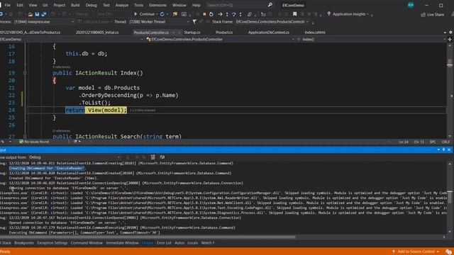 Entity Framewokr Core Logging : Display Generated T SQL Statements بالعربية смотреть онлайн