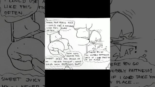 MIA GAINER GIRL - FIT TO FAT - WEIGHT GAIN COMIC PART 2 смотреть онлайн