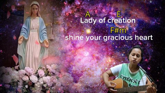 Mary, Queen of the Universe /Cover with Lyrics & Chords / Marian Song смотреть онлайн
