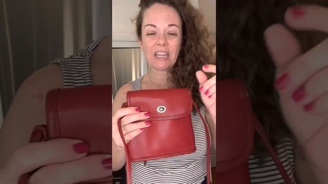 Vintage Coach Red Tango Flap #9049 Bag Talk смотреть онлайн