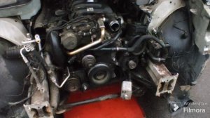 Жесть на сто. BMW X5 3.0d e53 замена натяжителя ремня генератора.