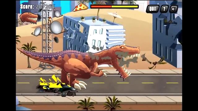 T-Rex Rampage: Prehistoric Pizza - Dinosaurs Gameplay for Children | SMG смотреть онлайн