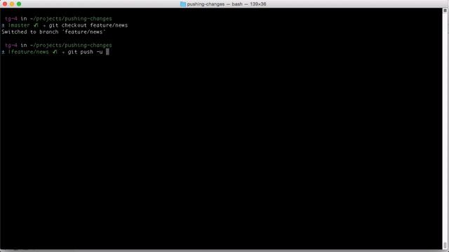 Pushing Changes to a Remote [Learn Git Video Course] смотреть онлайн