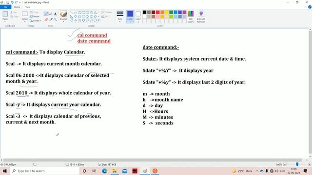 Cal || Date || Command || UNIX || LINUX || Shell || Scripting || Programming || Operating System смотреть онлайн