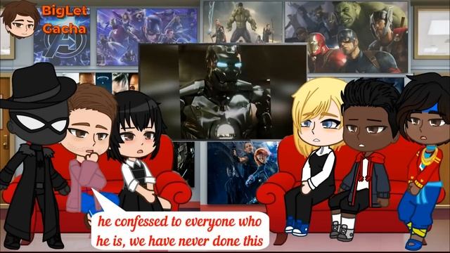 Spider-man Across the Spider Verse react to Avengers | Peter Parker | Gacha Club смотреть онлайн