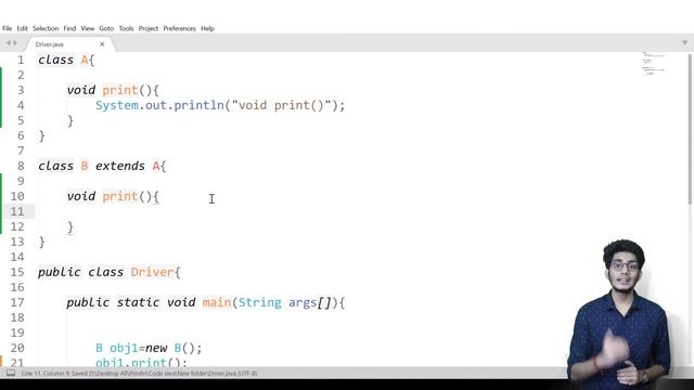 #4.6 Polymorphism in Java | Method Overriding | Coding | Part 2 | Println смотреть онлайн