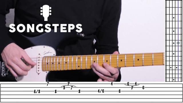 15 Step Guitar Lesson | Tutorial | PDF TAB (Radiohead) смотреть онлайн