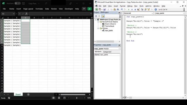 How to Copy Paste in Excel by VBA Programming | Learn in 5 Minutes смотреть онлайн