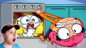 КАК Я ПОДЖАРИЛА КОШКУ | АНИМАЦИЯ | Реакция на Луану