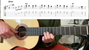 Antonio Banderas (Desperado) - Cancion del Mariachi Guitar Lesson Fingerstyle