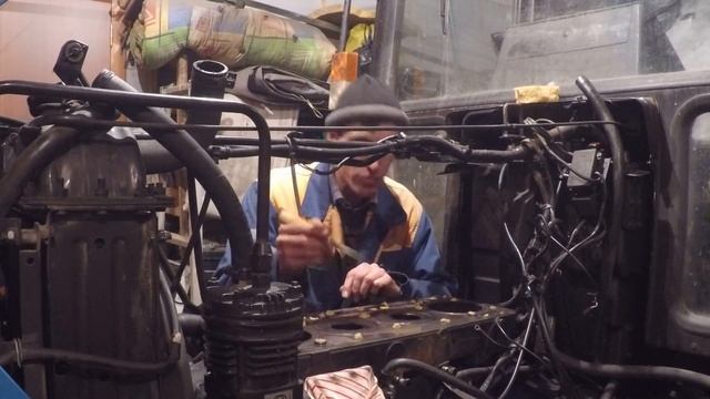 Двигатель д-245 замена прокладки смотреть онлайн