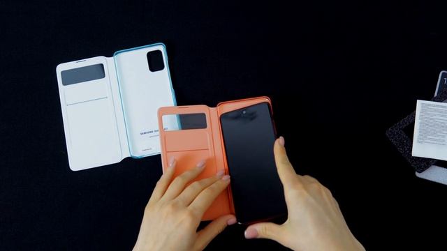 Оригинальный чехол книжка для Samsung Galaxy A51 Wallet Cover EF-EA515PBEGRU смотреть онлайн