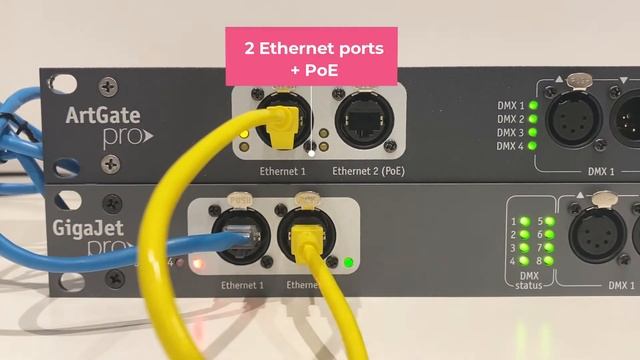 Switching between DMX Ethernet nodes смотреть онлайн