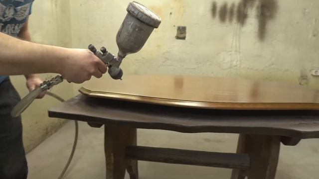 Реставрация антикварной мебели. Нанесения нового покрытия смотреть онлайн
