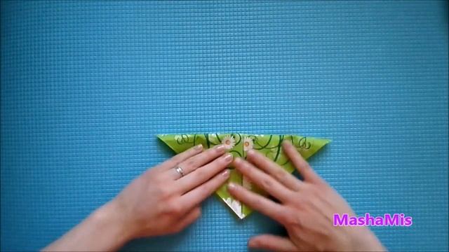 Как красиво СЛОЖИТЬ бумажные САЛФЕТКИ (бабочка). Butterfly Napkin Fold. смотреть онлайн