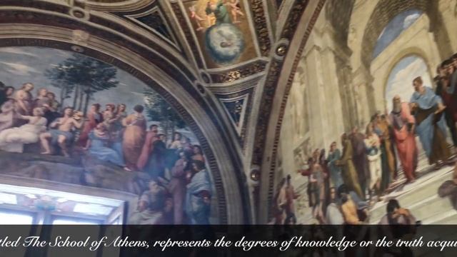 Walkthrough Of The Stunning Raphael Rooms In The Vatican смотреть онлайн