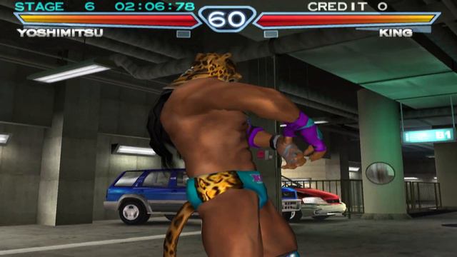 Tekken 4 | Yoshimitsu arcade battle | 60fps | смотреть онлайн