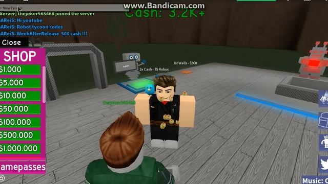 Roblox - Robot Tycoon Codes смотреть онлайн