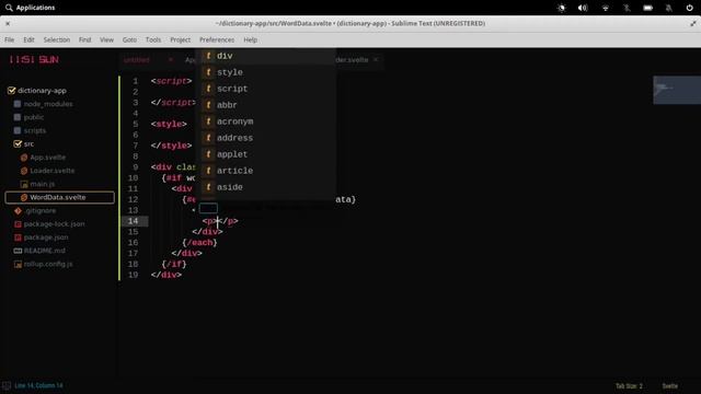 Create Basic Dictionary App using Svelte & DictionaryAPI | HTML, CSS & JavaScript смотреть онлайн