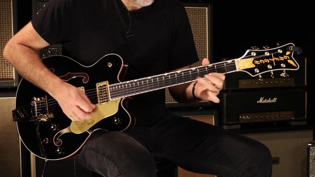 Gretsch G6636T-BLK Player’s Edition Falcon • SN: JT19010409 смотреть онлайн