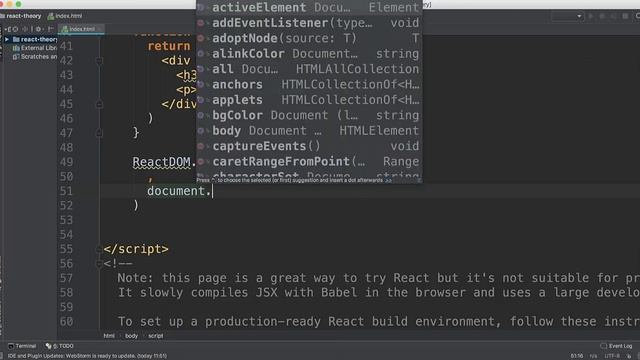 React с нуля. Блок 1- 3 смотреть онлайн