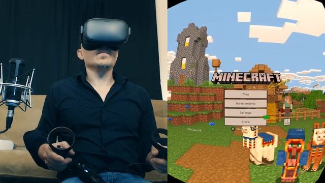 Minecraft VR Xbox Live Multiplayer on the Oculus Quest смотреть онлайн
