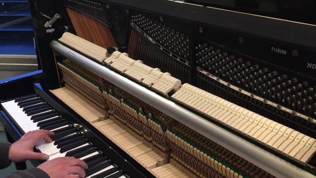 PIANO DROIT KAWAI ND21 Noir Brillant/Chrome 1m21 *1**EML PIanos*** смотреть онлайн