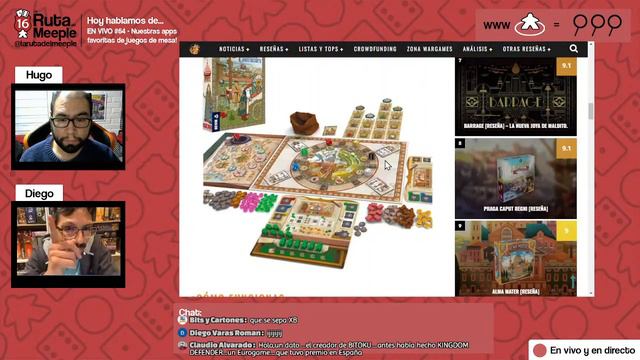 EN VIVO #64 - Nuestras apps favoritas de juegos de mesa! смотреть онлайн