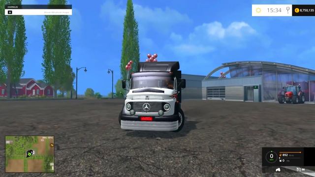 Mercedes Benz 1519 - Farming Simulator 2015 смотреть онлайн