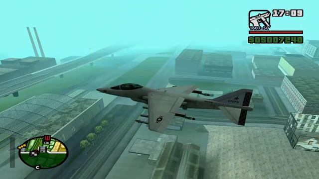 Как летать на истребителе в GTA San Andreas смотреть онлайн