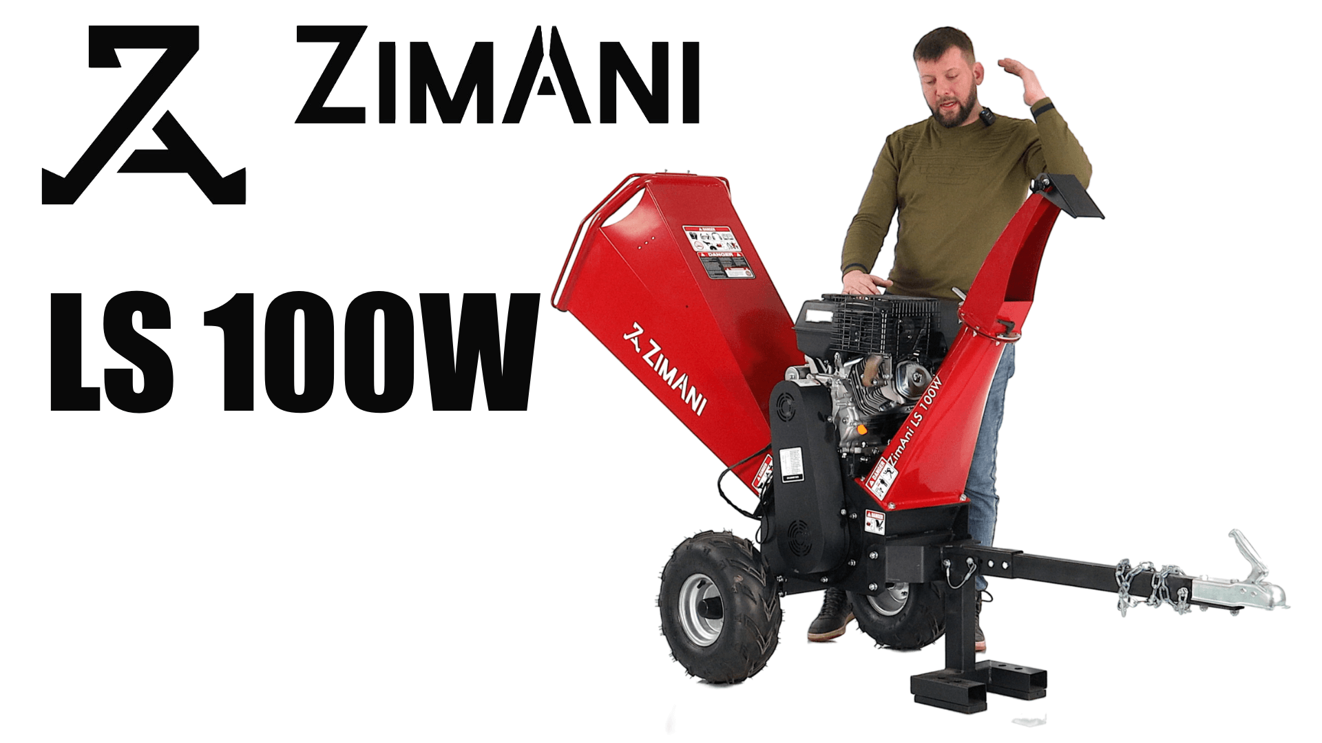 Обзор на профессиональный измельчитель веток ZimAni LS 100 W смотреть онлайн