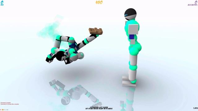 Приёмы Toribash #05 | Вертушка для Wushu и Mushu мода